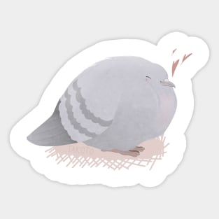 Pigeon Positive Sticker